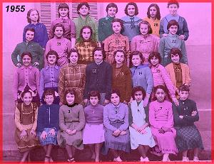 ECOLE BERTHELOT FILLES 1955 XXX MME GIMENEZ